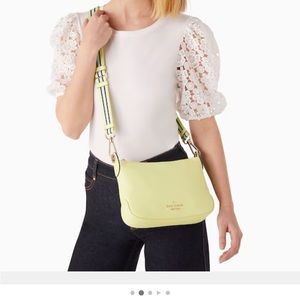 NWT Kate spade Rosie small crossbody lemon lime yellow